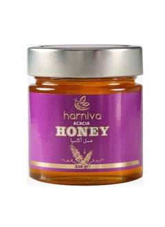 Buy Acacia Raw Organic and Natural Honey Used with Breakfast Honey Cakes and Tea Rich in Antioxidants & Minerals 300g in UAE