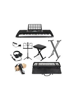 Buy Beginner Combo Aiersi 61 Keys Touch Response Electronic Organ ARS1758BK in UAE