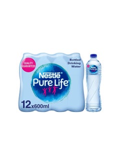 Buy Nestle Pure Life (12 x 600 ML) Low Sodium Drinking Water in UAE