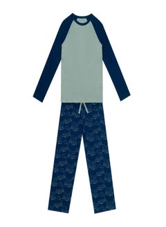 Buy Greentreat Boys Bamboo Loungewear Set in Saudi Arabia