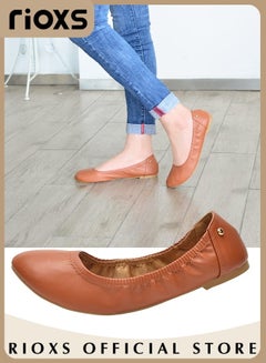 Buy Women's Belice Ballet Flat Ultra Soft Round Toe Slip on Comfortable Flat Shoes Walking Ballerina Shoes in UAE