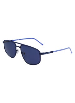 Buy Full Rim Metal Modified Rectangle Lacoste Suns L254S 5719 (401) Matte Blue in UAE