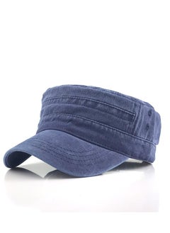 Buy Cap Military Flat Cap Classic Style Sunscreen Sun Hat Casual Hat in Saudi Arabia