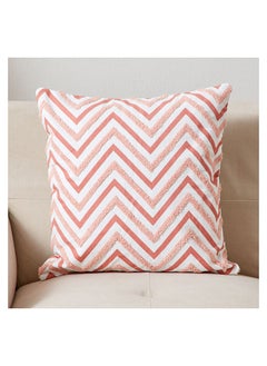 اشتري Adena Wave Embroidered Filled Cushion 45 x 45 cm في السعودية