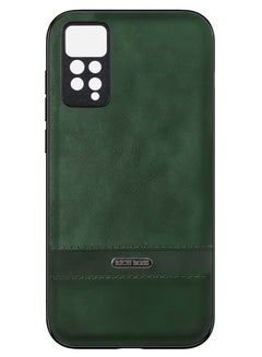 Buy Rich Boss Leather Back Cover For Xiaomi Redmi Note 12 Pro 5G/Note 11 Pro 4G (Green) in Egypt