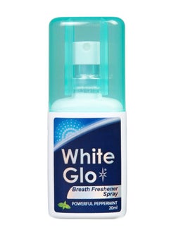 Buy White Glo Breath Freshener Spray Peppermint 20 ML in Saudi Arabia