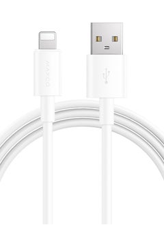 Buy Maxco MTC-N03L Origin Data Cable USB to Lightning 100CM - White in Egypt