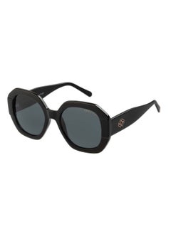 Buy RDS-6522 Women Trendy Oversized Hexagon Shape Sunglasses Black 53 mm in UAE