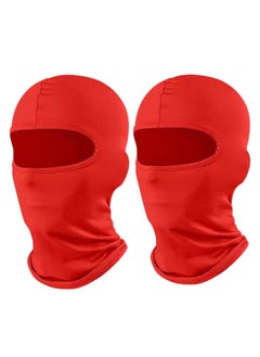 Buy 2 Piece Summer Motorcycle face cover Cooling Neck Gaiter UV Protector Mask for Men/Women in UAE