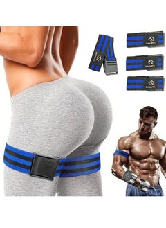 Buy SportQ Blood Flow Restriction Bands Elastic Quick Release Band, Occlusion Training Bands for Men and Women, Resistance Bands for Arms and Legs and PFR Training (2 Biceps Bands, 2 Leg Bands) in Egypt