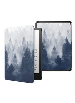 Buy Case for 6.8" Kindle Paperwhite 11th Generation 2021 and Kindle Signature Edition, Lightweight Shell Cover with Auto Wake/Sleep, Smart PU Leather Protective E Reader Cover, Gray Forest in UAE