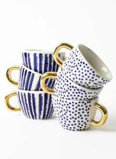 Buy Set of 6 Tea And Coffee Cup in UAE