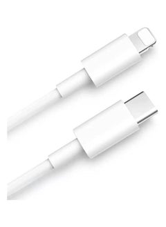 Buy USB C to Lightning Cable 20W Fast Charging [MFi Certified] Compatible with iPhone 13 Pro Max/12/11 Pro/X/XS/XR/8 Plus/AirPods Pro, 1M, in UAE