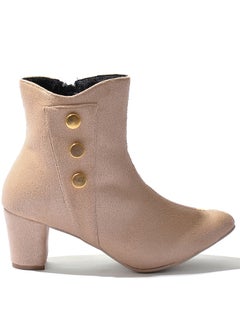 Buy Ankle Boot Suede Capsule-Beige in Egypt