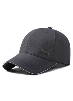 اشتري Baseball Cap for Sports Golf Outdoor for Men and Women Dark Grey في الامارات