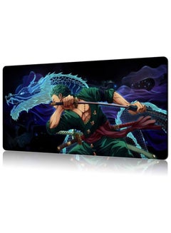 Buy Gaming Mouse Pad Roronoa Zoro One Piece  - Extra large for Keyboard & Mouse in Egypt