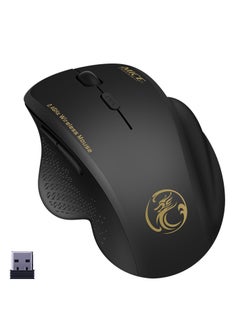Buy Wireless Mouse,  2.4G Portable Optical Mouse Wireless with USB Receiver, 3 Adjustable DPI Levels, Quiet Ergonomic Wireless Computer Mouse Compatible with PC, Laptop, Desktop in Saudi Arabia