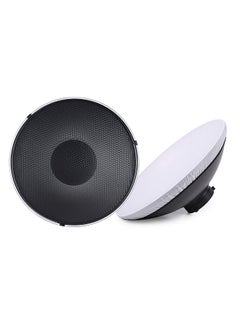 اشتري Studio Photography 41cm/16 Inch Speedlite Strobe Lighting Diffuser Beauty Dish Lampshade Bowens Mount with Reflector Honeycomb Soft Cloth في السعودية