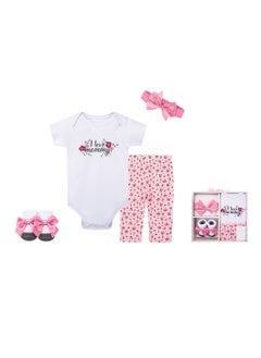 Buy Factory Price 6 Piece Multicolor Kids Wear Gift Set For Girls - C in UAE