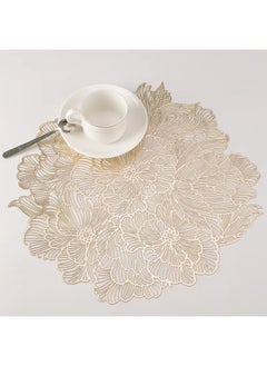 Buy Pressed Vinyl Placemat , Kitchen and Dining Table Mats, Special Occasion, Wedding, Everyday, Holiday Table Décor in Saudi Arabia