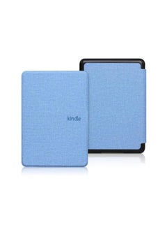 اشتري Ecosystem Premium Pu leather Case With Hand for Kindle Paperwhite 11th Generation and Kindle Paperwhite Signature Edition (6.8 inch, 2021 Release) - Cover with Auto Wake/Sleep (Sky Blue) في مصر