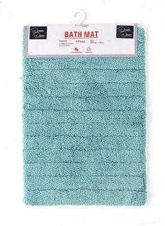 اشتري Teal Bathmat 24 X 17cm في الامارات