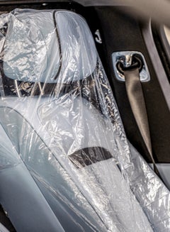 Buy RHINOMOTIVE  5 In 1 Disposable Automotive interior protective covers 50 Pcs Clear in UAE