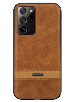 Buy Rich Boss Leather Back Cover For Samsung Galaxy Note 20 Ultra (Light Brown) in Egypt