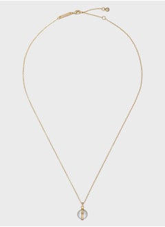 اشتري Perreti Logo Pearl Pendant Necklace في السعودية