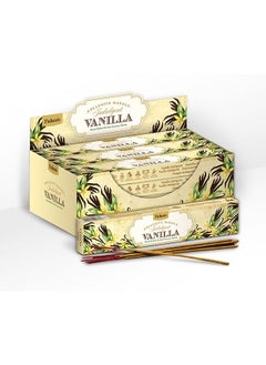 اشتري Indulgent Vanilla 15g Masala Agarbathi Incense Pack of 12 في الامارات