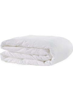 Buy Queen Size Comfy Super Soft Duvet Comforter Microfiber White 200x230cm in UAE