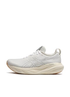 Buy Men Gel-Nimbus 25 Outdoor Running Sneakers Beige/White in UAE