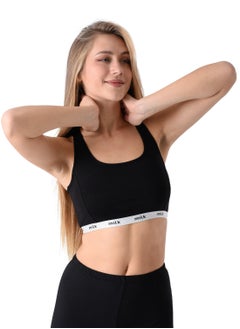 Buy Comfort Cotton Cross Back Sport Non Padded Bra in Egypt