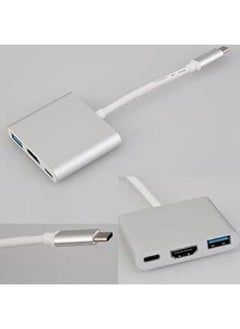 Buy Microware ypeC to 4K HDMI USB 3.0 Charging HUB Adapter USB-C 3.1 Converter Compatible with MacBook in Egypt