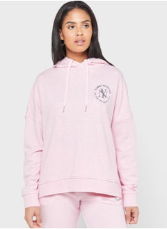 اشتري Drawstring Detail Logo Hoodie في السعودية