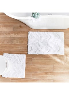 اشتري Delaware 2-Piece Bath Mat Set 50x80cm. في السعودية