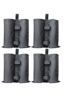 اشتري Canopy Weight Bags 4 Pack Double-Stitched Sand Bags for Canopy Legs Tent Weights for Legs Heavy Duty Gazebo Weights Sandbags for Patio Umbrella Base Outdoor Pop Up Tent Sun Shelter Pool Ladder في السعودية