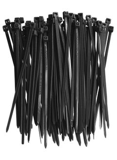 Buy 4 Inch Zip Ties Self Locking 100 Pieces Nylon Cable Ties elf-Locking Black Nylon Cable Tie Wraps Straps for Indoor and Outdoor in Saudi Arabia