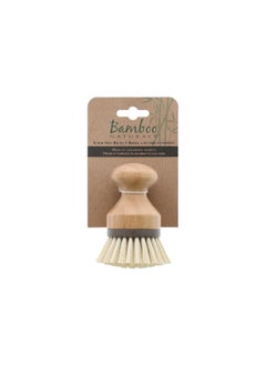 Buy Scrub Dish Brush Brown and Beige 6.35 x 16.256 x 8.636 cm BNMSBMOS0112 in Saudi Arabia