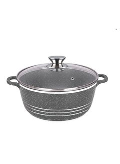 اشتري Dessini Granite Casserole Cooking Pot 36Cm- Pfoa Free Oven Safe-Multi Layer Non Stock Coating-Dishwasher Safe في الامارات