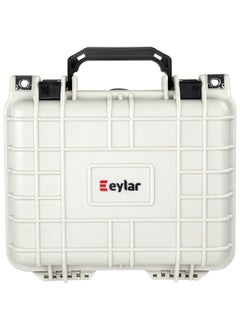 Buy Small 10.62" Gear Equipment Hard Camera Case Waterproof With Foam Tsa Standards (White) in UAE