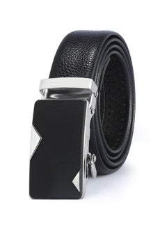 Buy 125CM Creative Casual Versatile Wear Resistant Leather Automatic Buckle Belt in UAE