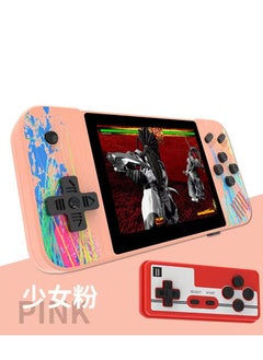 اشتري Handheld Game Console, 3.5-inch Large Screen Retro Video Game  Console Built-in 800+ Games Pink في السعودية