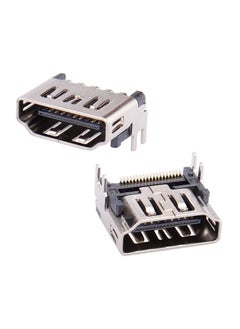 Buy HDMI Port Replacement for Sony Playstation 5 PS5 HDMI Display Socket Connector Jack, Silver/2Pcs in UAE