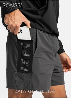 Buy Men Functional Sports Fitness Pants Skin Friendly Fabric Breathable Wear Resistant Quick Drying Material Men Training Pants Loose Fit in Saudi Arabia