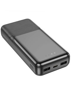 Buy Portable battery Power Bank Borofone BJ33A Creed 20000 mAh, Black in Saudi Arabia