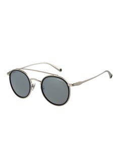 Buy ONS-CARILLO Men Round Polarized Double Bridge Sunglasses Silver 50 mm in UAE