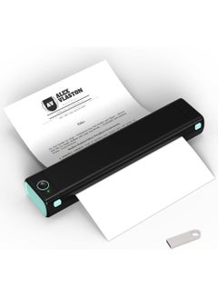 اشتري Phomemo M08F A4 Portable Thermal Printer, Supports 8.26"x11.69" A4 Thermal Paper, Wireless Mobile Travel Printers for Car & Office, Bluetooth Printer Compatible with Phone & Laptop, Black في الامارات