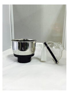 Buy Preethi MGA-504 Stainless Steel Genie Jar for Eco Twin, Plus/Chef Pro and Blue Leaf, 0.5-Liter, in UAE