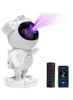 Buy Astronaut Galaxy Projector Bluetooth Speaker White Noise Star and Moon Galaxy Lights for Bedroom with Timer Nebula Night Light 360° Adjustable with Remote Spaceman Galaxy Projector for Kids in Saudi Arabia